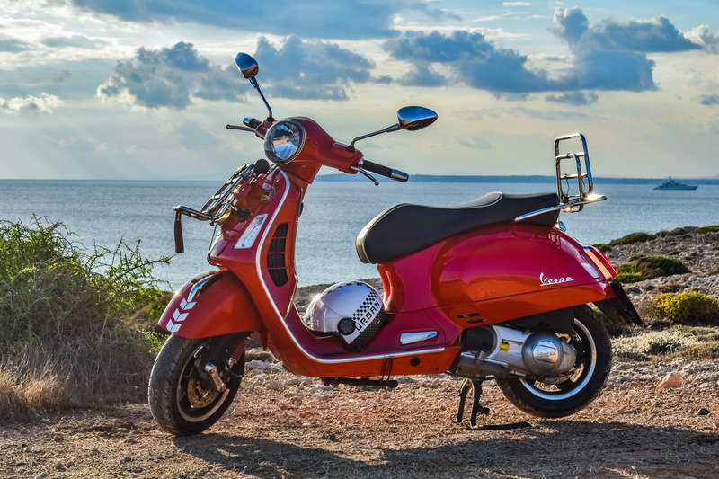 foto vespa Forio d'ischia